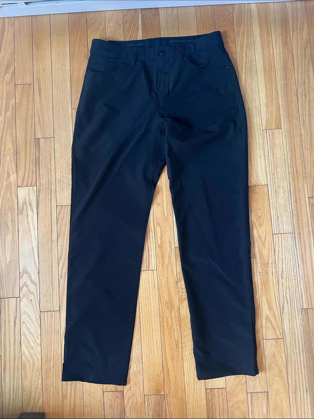 Kirkland Men's Black Golf Straight-Leg Pants - Classic Everyday Wear 32W x 30L